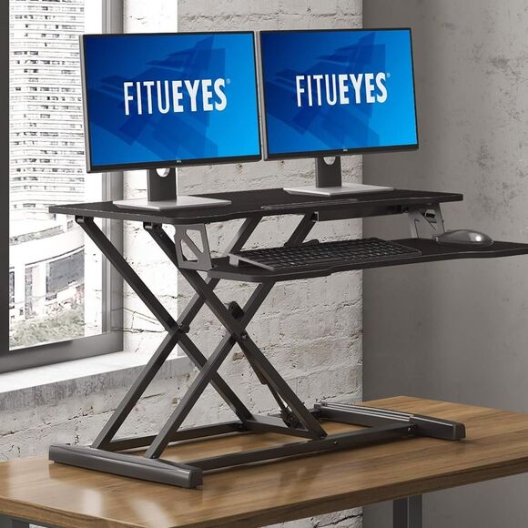 FITUEYES Height Adjustable Standing Desk 32” - Picture 5 of 5